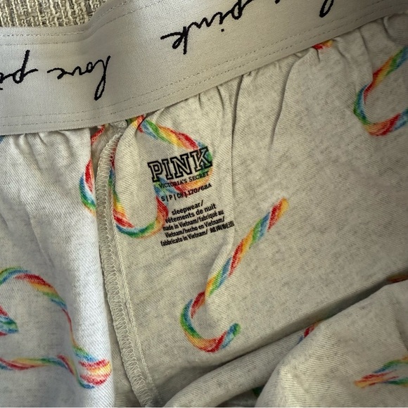 Victoria's Secret Gray Candy Cane Women's Shorts - Picture 3 of 4